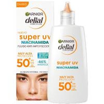 Delial Garnier Crema solar facial con niacinamida FP50+DELIAL Bote 40 ml