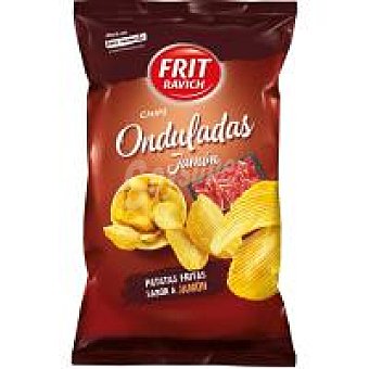 Frit Ravich Patatas onduladas sabor jamón frit ravich 160 g